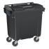 Poubelle 770 Litres en plastique recyclé avec couvercle gris Poubelle 770 Litres en plastique recyclé avec couvercle gris