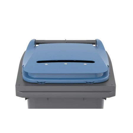 Conteneur poubelle 120 litres pour le tri de papier confidentiel Conteneur poubelle 120 litres pour le tri de papier confidentiel