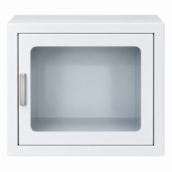 Armoire défibrillateur avec alarme