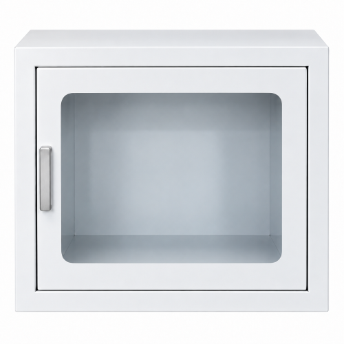 Armoire défibrillateur avec alarme