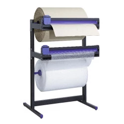 Dérouleur horizontal coupeur double premium