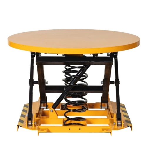 Table élévatrice à niveau constant et plateau pivotant à 360°