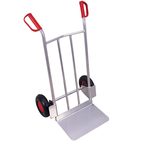 Diable en aluminium avec grande pelle Diable en aluminium avec grande pelle