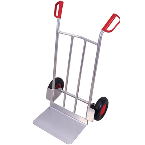Diable en aluminium avec grande pelle