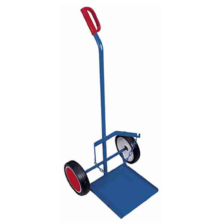 Diable Porte Bouteille Pur Atelier - Capacité 200kg - Pour Bouteilles B20/B40/B50 - Roues Caoutchouc - Manutention Atelier