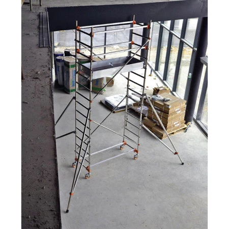 Echafaudage roulant en aluminium Echafaudage roulant en aluminium