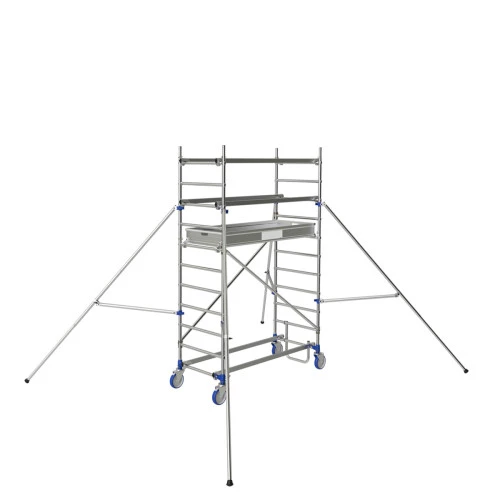 Echafaudage mobile alu - Longueur 2,4 m - TUBESCA-COMABI