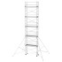 Echafaudage mobile alu - Marque TOBESCA-COMABI - Larg. hors tout sans stabilisateurs : 0,92 m Echafaudage mobile alu - Marque TOBESCA-COMABI - Larg. hors tout sans stabilisateurs : 0,92 m