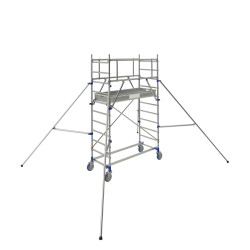 Echafaudage roulant alu - Longueur 2,3 m - Totem 2 Box 180