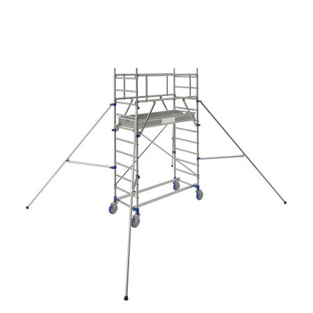 Echafaudage roulant alu - Longueur 2,3 m - Totem 2 Box 180