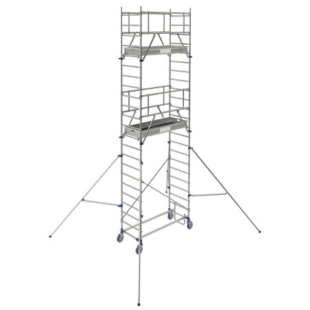 Echafaudage roulant - Larg. hors tout sans stabilisateurs : 0,89 m Echafaudage roulant - Larg. hors tout sans stabilisateurs : 0,89 m