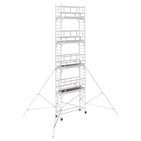 Echafaudage Neolium 250 Box - Long. hors tout avec stabilisateurs : 5,16 à 6,4 m Echafaudage Neolium 250 Box - Long. hors tout avec stabilisateurs : 5,16 à 6,4 m