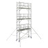 Echafaudage en aluminium - Long. hors tout sans stabilisateurs : 3,31 m Echafaudage en aluminium - Long. hors tout sans stabilisateurs : 3,31 m