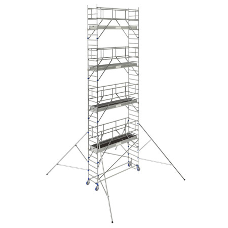 Echafaudage TUBESCA-COMABI - Long. hors tout avec stabilisateurs : 5,3 m Echafaudage TUBESCA-COMABI - Long. hors tout avec stabilisateurs : 5,3 m