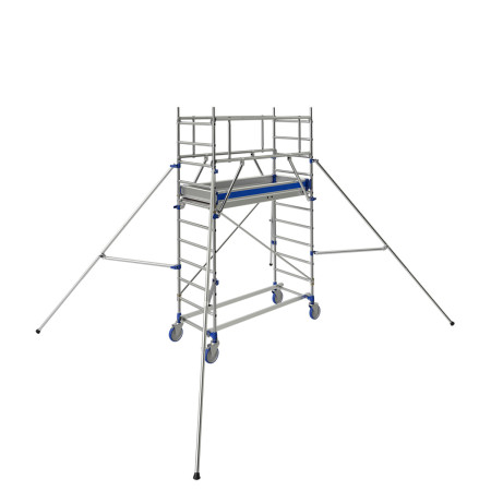 Echafaudage aluminium mobile - Hauteur de travail max. 9,85 m Echafaudage aluminium mobile - Hauteur de travail max. 9,85 m