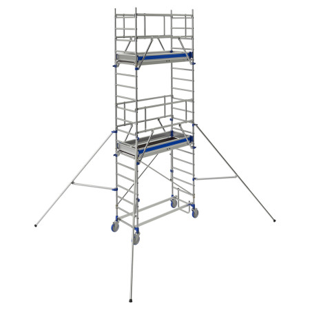 Echafaudage alu - Larg. hors tout sans stabilisateurs : 0,89 m Echafaudage alu - Larg. hors tout sans stabilisateurs : 0,89 m