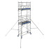 Echafaudage alu - Larg. hors tout sans stabilisateurs : 0,89 m Echafaudage alu - Larg. hors tout sans stabilisateurs : 0,89 m