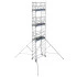 Echafaudage mobile - Long. hors tout avec stabilisateurs : 4,5 ou 4,95 m Echafaudage mobile - Long. hors tout avec stabilisateurs : 4,5 ou 4,95 m