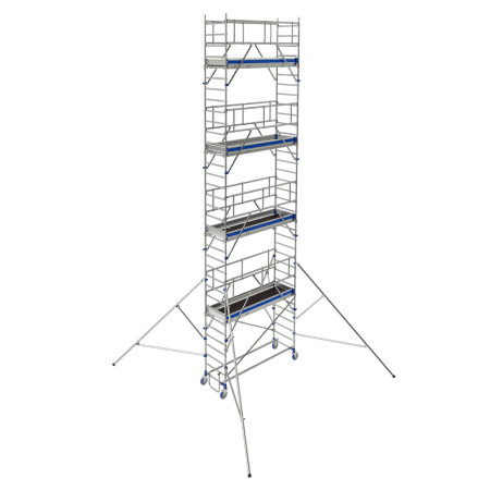 Echafaudage roulant aluminium Totem 2 Line 250 - Larg. hors tout sans stabilisateurs : 0,89 m Echafaudage roulant aluminium Totem 2 Line 250 - Larg. hors tout sans stabilisateurs : 0,89 m