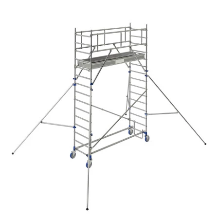 Echafaudage roulant alu - Totem 2 Box 250 - TUBESCA-COMABI - Hauteur hors tout : 3 à 9 m Echafaudage roulant alu - Totem 2 Box 250 - TUBESCA-COMABI - Hauteur hors tout : 3 à 9 m