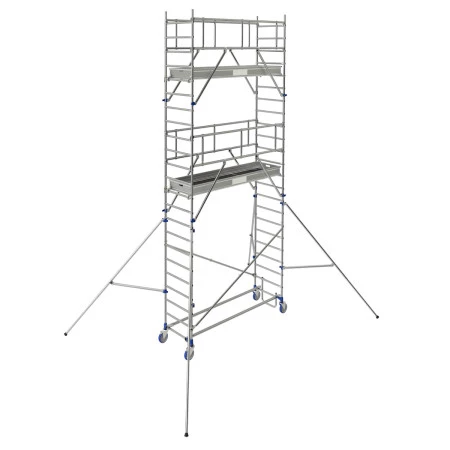 Echafaudage roulant alu - Marque TUBESCA-COMABI - Larg. hors tout sans stabilisateurs : 0,89 m Echafaudage roulant alu - Marque TUBESCA-COMABI - Larg. hors tout sans stabilisateurs : 0,89 m