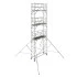 Echafaudage roulant en alu - Long. hors tout sans stabilisateurs : 2,81 m Echafaudage roulant en alu - Long. hors tout sans stabilisateurs : 2,81 m
