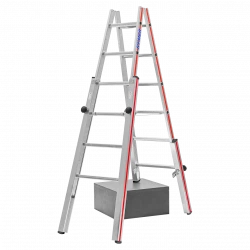 Echelle double pour escaliers