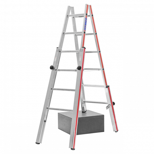 Echelle double pour escaliers