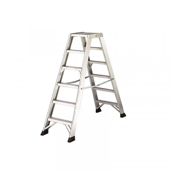 Escabeau double accès en fibre 2 x 7 marches - Ladder-Steiger