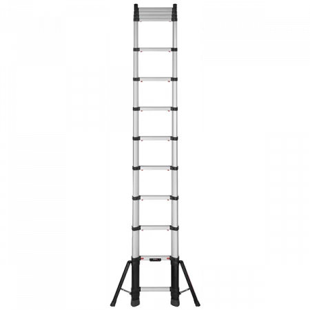 Echelle télescopique Prime avec stabilisateurs 4,10m Echelle télescopique Prime avec stabilisateurs 4,10m