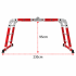 Échelle multiposition en position horizontale longueur 2,30 m Échelle multiposition en position horizontale longueur 2,30 m