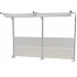 Equipement supérieur universel simple pour établis 2000 mm - avec éclairage Equipement supérieur universel simple pour établis 2000 mm - avec éclairage