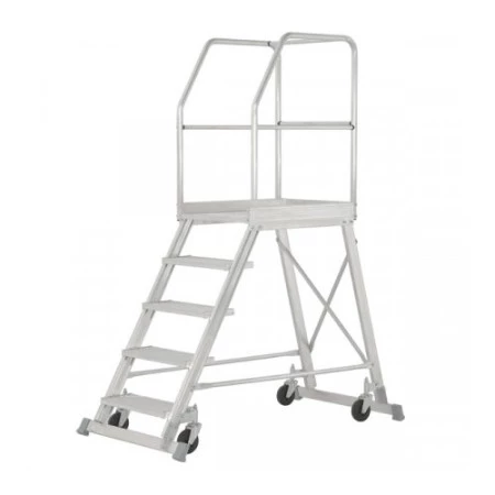 Escabeau mobile double accès 2 x 3 à 2 x 8 marches Escabeau mobile double accès 2 x 3 à 2 x 8 marches