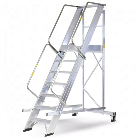 Escalier avec garde-corps, plate-forme CASTELLANA MAXI.