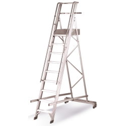 Escabeau mobile repliable professionnel