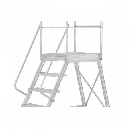 Main courante pour plateforme de sécurité