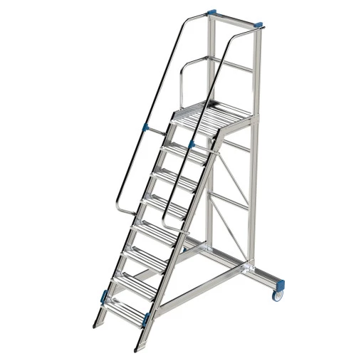 Plateforme roulante inclinaison 60° - Deux garde-corps