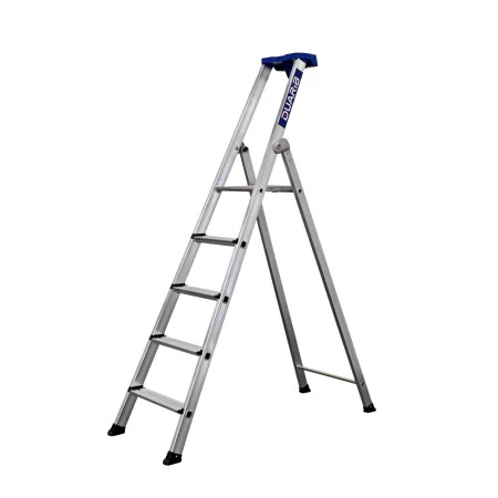 Escabeau aluminium PRO 54 3 marches, hauteur de travail 2,65m.