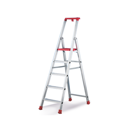 Escabeau professionnel MAREA en aluminium, 3 à 10 marches, hauteur de travail max 4,28m. Escabeau professionnel MAREA en aluminium, 3 à 10 marches, hauteur de travail max 4,28m.