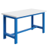 Etabli SI plateau bois mélaminé 28 mm et ossature Bleu RAL 5015 Etabli SI plateau bois mélaminé 28 mm et ossature Bleu RAL 5015