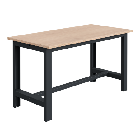Etabli SI plateau bois multiplis 24 mm et ossature Gris Anthracite RAL 7016 Etabli SI plateau bois multiplis 24 mm et ossature Gris Anthracite RAL 7016