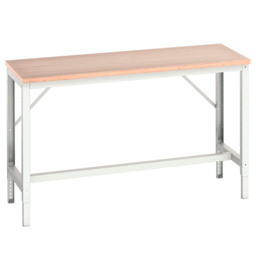 Etabli d'atelier VERSO à hauteur réglable et plateau bois