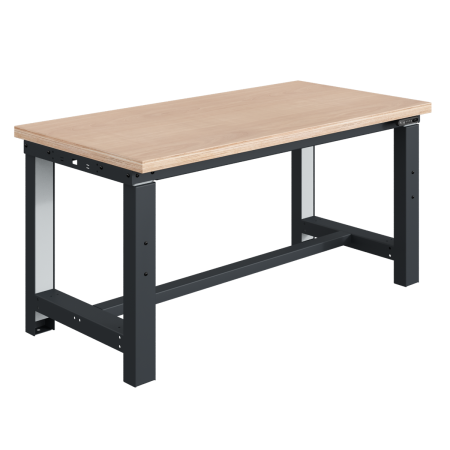 Etabli SI plateau bois multiplis 24 mm réglable électriquement et ossature Gris Anthracite RAL 7016 Etabli SI plateau bois multiplis 24 mm réglable électriquement et ossature Gris Anthracite RAL 7016