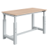 Etabli SI plateau bois multiplis 24 mm réglable électriquement et ossature Gris Clair RAL 7035 Etabli SI plateau bois multiplis 24 mm réglable électriquement et ossature Gris Clair RAL 7035