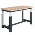 Etabli SI plateau bois multiplis 40 mm réglable électriquement et ossature Gris Anthracite RAL 7016 Etabli SI plateau bois multiplis 40 mm réglable électriquement et ossature Gris Anthracite RAL 7016