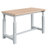 Etabli SI plateau bois multiplis 40 mm réglable électriquement et ossature Gris Clar RAL 7035 Etabli SI plateau bois multiplis 40 mm réglable électriquement et ossature Gris Clar RAL 7035
