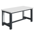 Etabli SI plateau stratifié RESITOP 30 mm réglable électriquement et ossature Gris Anthracite RAL 7016 Etabli SI plateau stratifié RESITOP 30 mm réglable électriquement et ossature Gris Anthracite RAL 7016