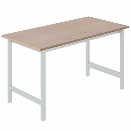 Etabli TPL plateau multiplis 24 mm réglable manuellement et ossature Gris Clair RAL 7035 Etabli TPL plateau multiplis 24 mm réglable manuellement et ossature Gris Clair RAL 7035
