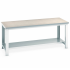 41004039.16 - Etabli CUBIO ossature plateau lino 40 mm - 2000 x 900 mm - 1 demi-tablette 41004039.16 - Etabli CUBIO ossature plateau lino 40 mm - 2000 x 900 mm - 1 demi-tablette