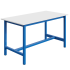 Etabli PTH plateau mélaminé 19 mm et ossature Bleu RAL 5015 Etabli PTH plateau mélaminé 19 mm et ossature Bleu RAL 5015